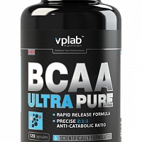 VP laboratory BCAA Ultra Pure  120 капсул банка